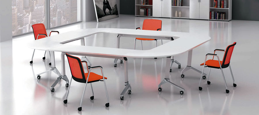 training furniture-foldable tables 